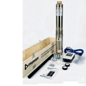 premier dc solar brushless submersible pump 96v  750w 90m outlet 1.5''