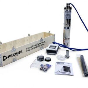 premier dc solar brushless submersible pump 72v 750w 120m outlet 1''
