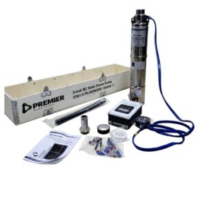 premier dc solar brushless submersible pump 24v  250w 70m outlet 1''
