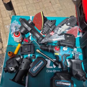 multi-functional cordless power tool combo kit.