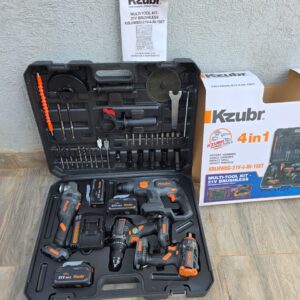 a Kzubr 4-in-1 21V Brushless cordless combo Kit
